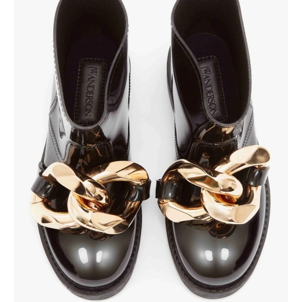 JW Anderson Rubber Chain Boots, Black, size 9, worn once!
